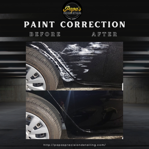 2. paint correction before and after owen sound papas precision detailing